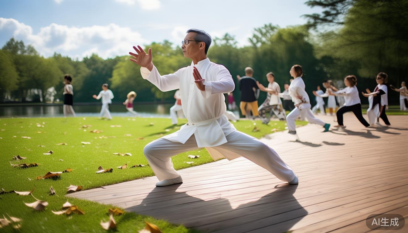 Tai Chi In The Park: How Does The Body Art Of Integrating Movement And Stillness Improve Physical And Mental Health? 3 taiji tai chi